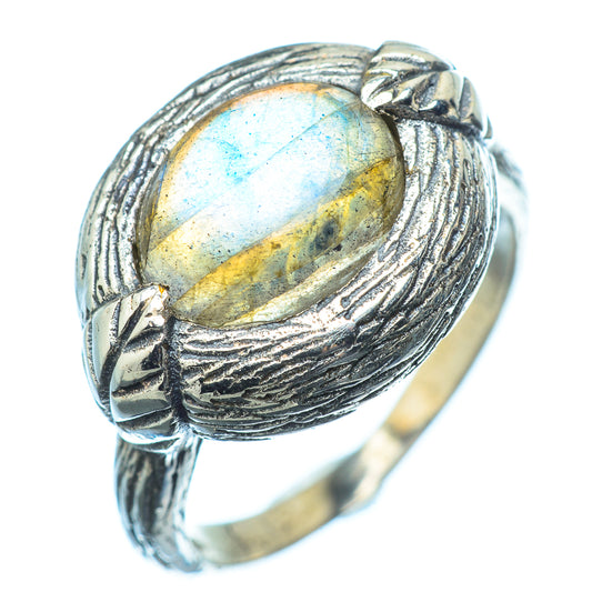 Labradorite Rings handcrafted by Ana Silver Co - RING17500