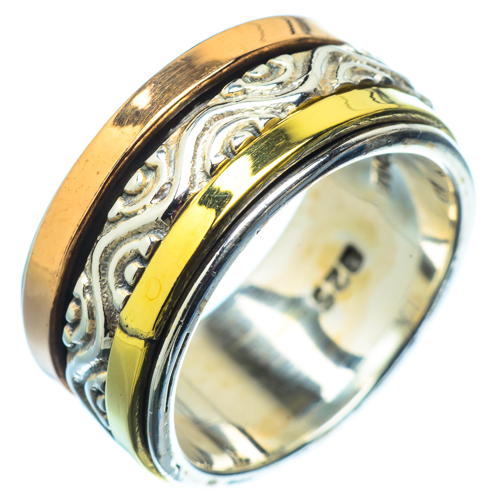Meditation Spinner Rings handcrafted by Ana Silver Co - RING18117