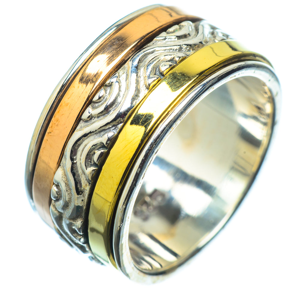 Meditation Spinner Rings handcrafted by Ana Silver Co - RING18178
