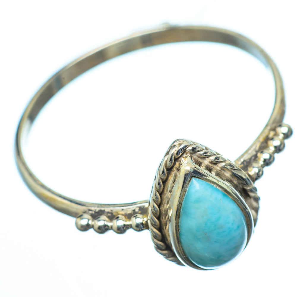Larimar Rings handcrafted by Ana Silver Co - RING18621