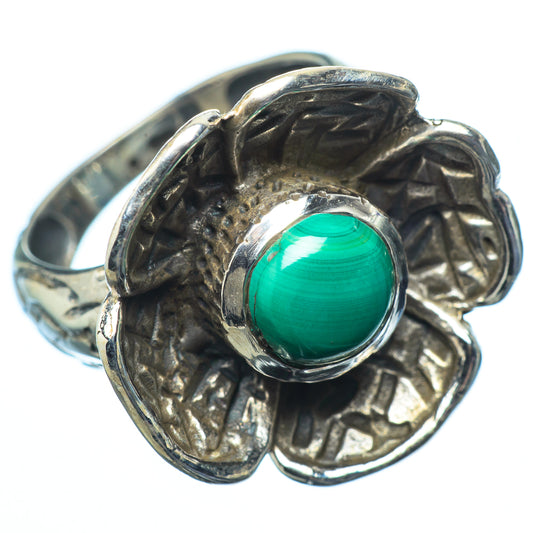 Malachite Rings handcrafted by Ana Silver Co - RING19228