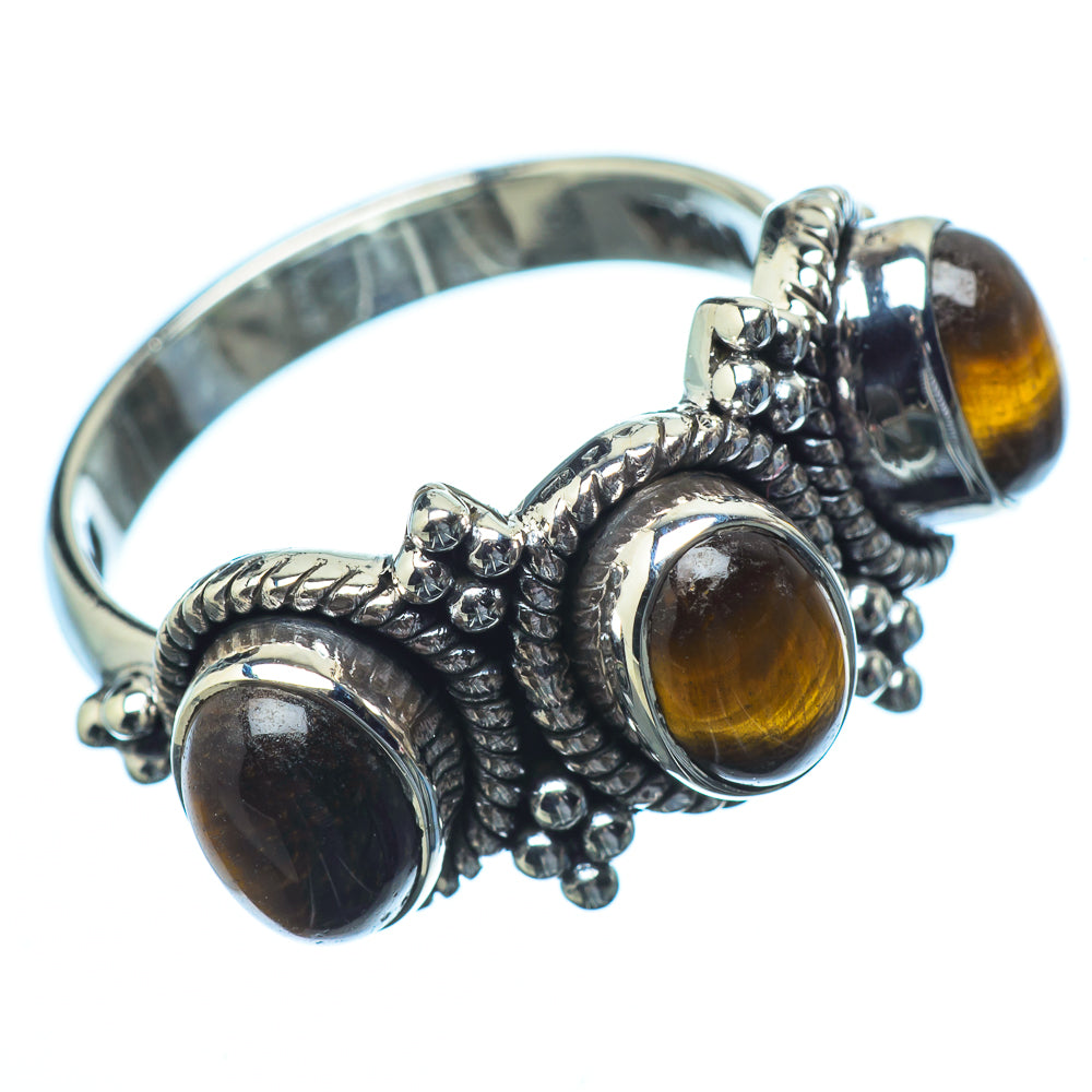 Tiger Eye Rings handcrafted by Ana Silver Co - RING19592