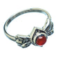 Red Onyx Rings handcrafted by Ana Silver Co - RING19594