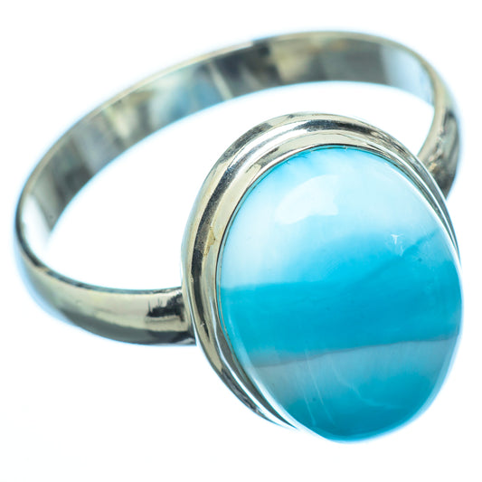 Larimar Rings handcrafted by Ana Silver Co - RING19610