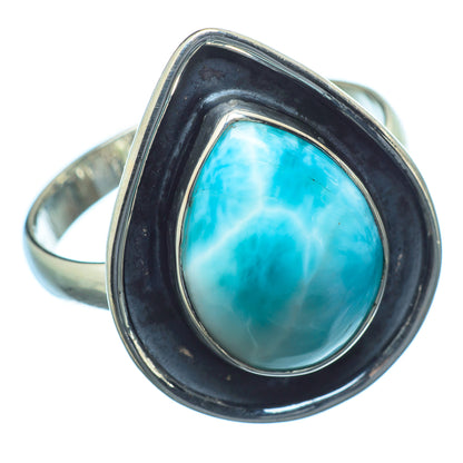 Larimar Rings handcrafted by Ana Silver Co - RING19663