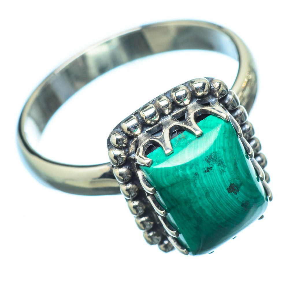 Malachite Rings handcrafted by Ana Silver Co - RING19738