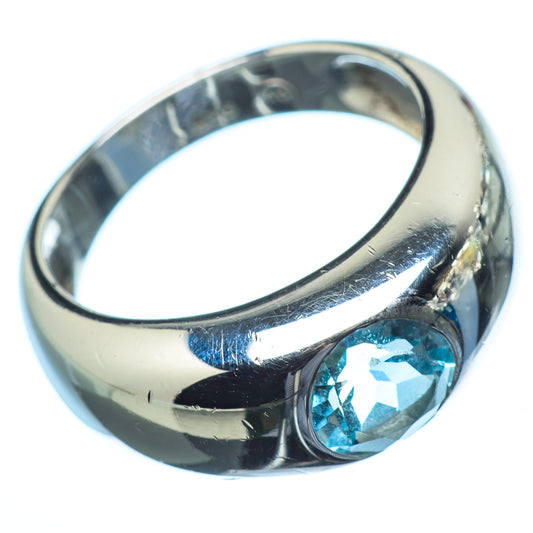 Blue Topaz Rings handcrafted by Ana Silver Co - RING19949