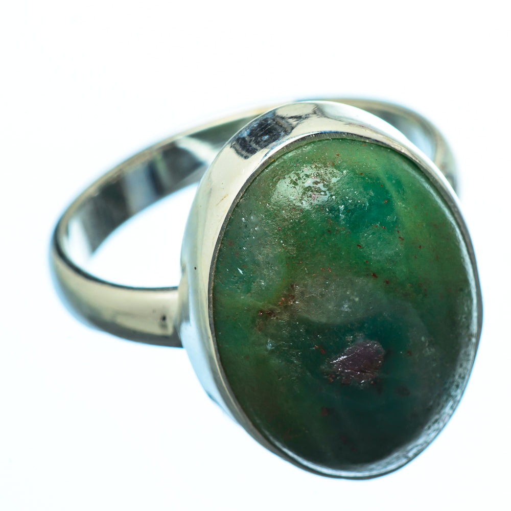Ruby Fuchsite Rings handcrafted by Ana Silver Co - RING19974