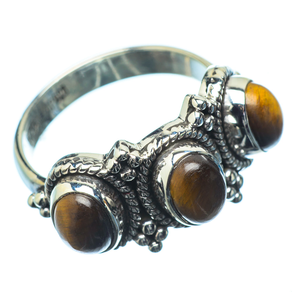 Tiger Eye Rings handcrafted by Ana Silver Co - RING20082