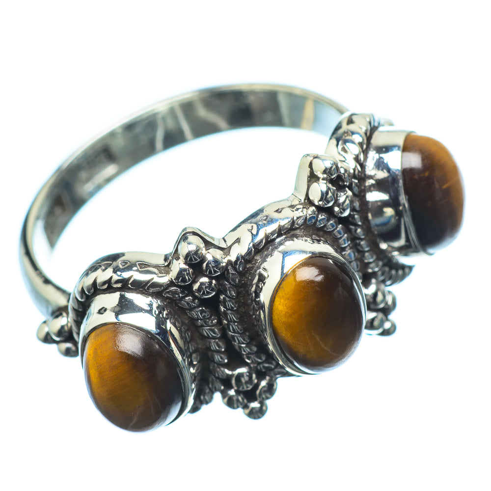 Tiger Eye Rings handcrafted by Ana Silver Co - RING20170