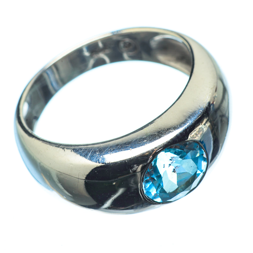 Blue Topaz Rings handcrafted by Ana Silver Co - RING20222