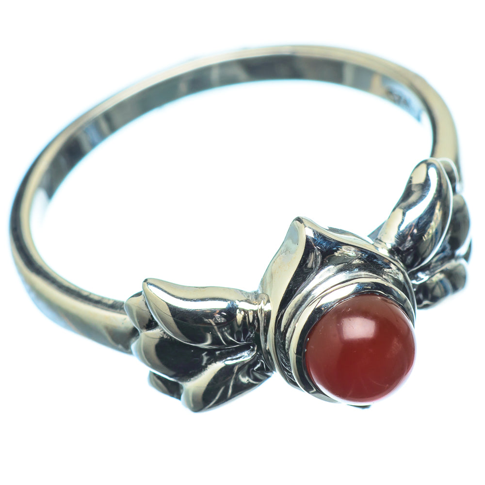 Red Onyx Rings handcrafted by Ana Silver Co - RING20232