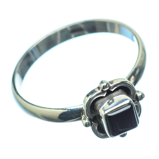 Black Onyx Rings handcrafted by Ana Silver Co - RING20276