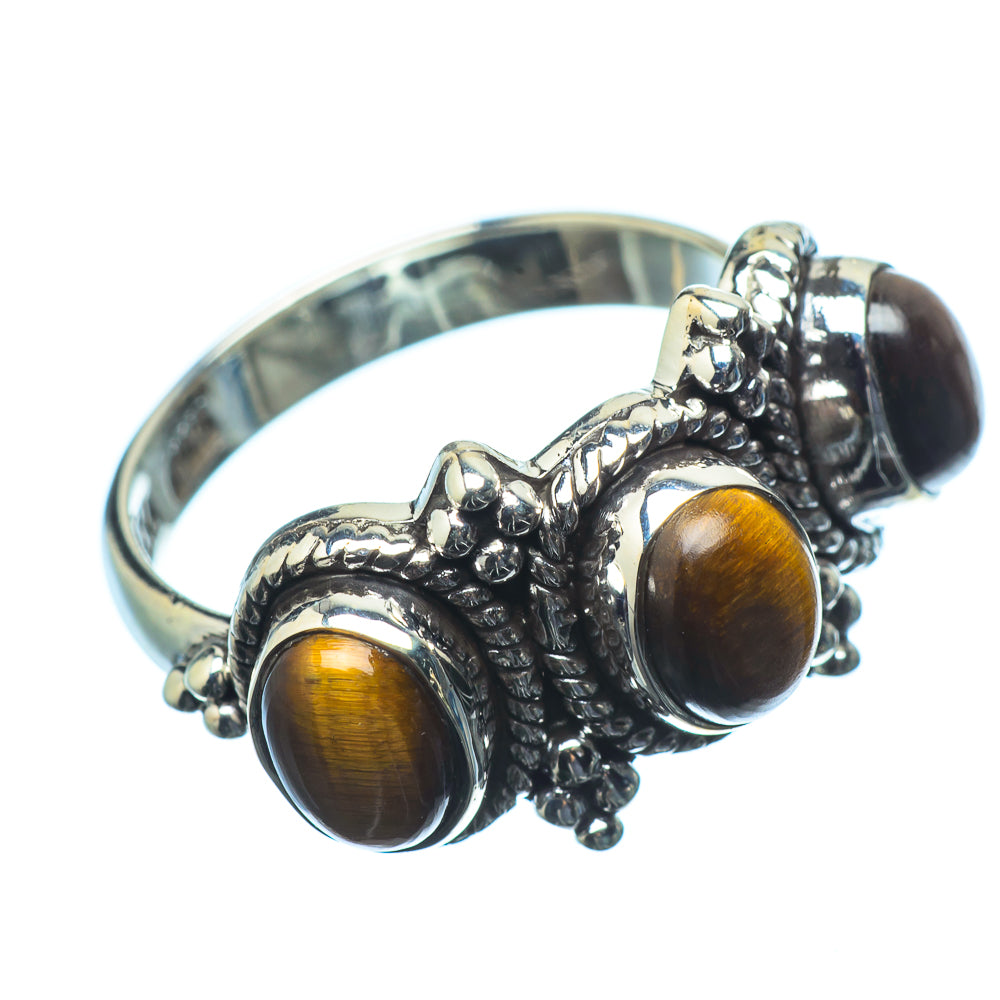Tiger Eye Rings handcrafted by Ana Silver Co - RING20446