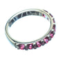 Pink Tourmaline Rings handcrafted by Ana Silver Co - RING20473