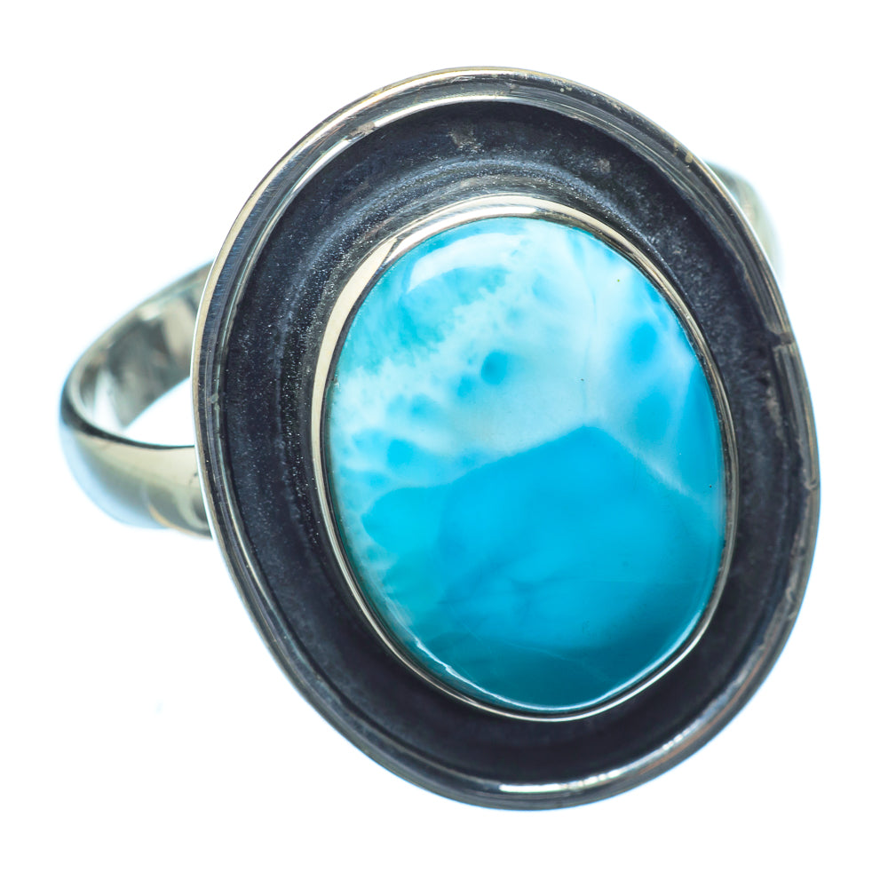 Larimar Rings handcrafted by Ana Silver Co - RING20488
