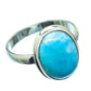 Larimar Rings handcrafted by Ana Silver Co - RING20504