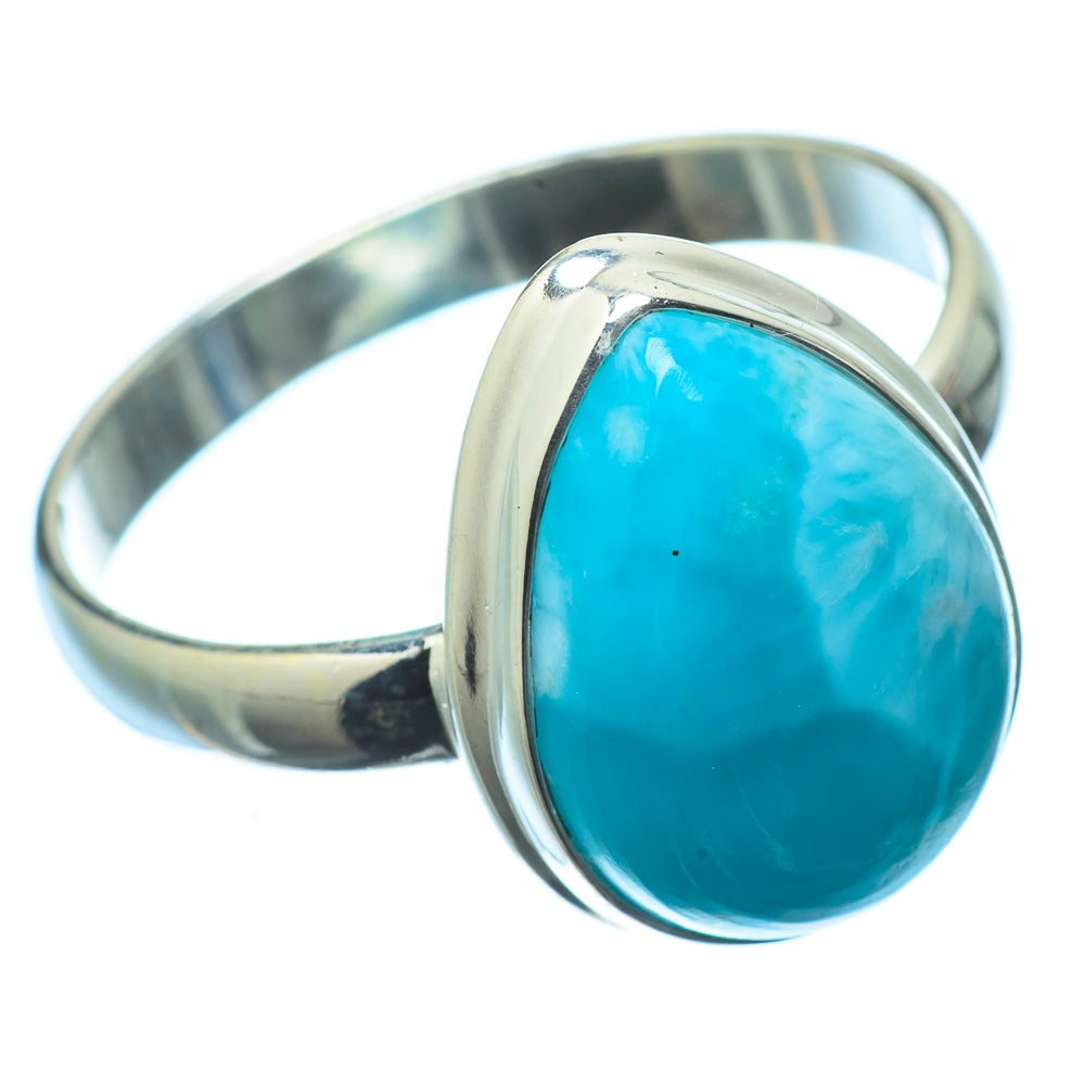 Larimar Rings handcrafted by Ana Silver Co - RING20507