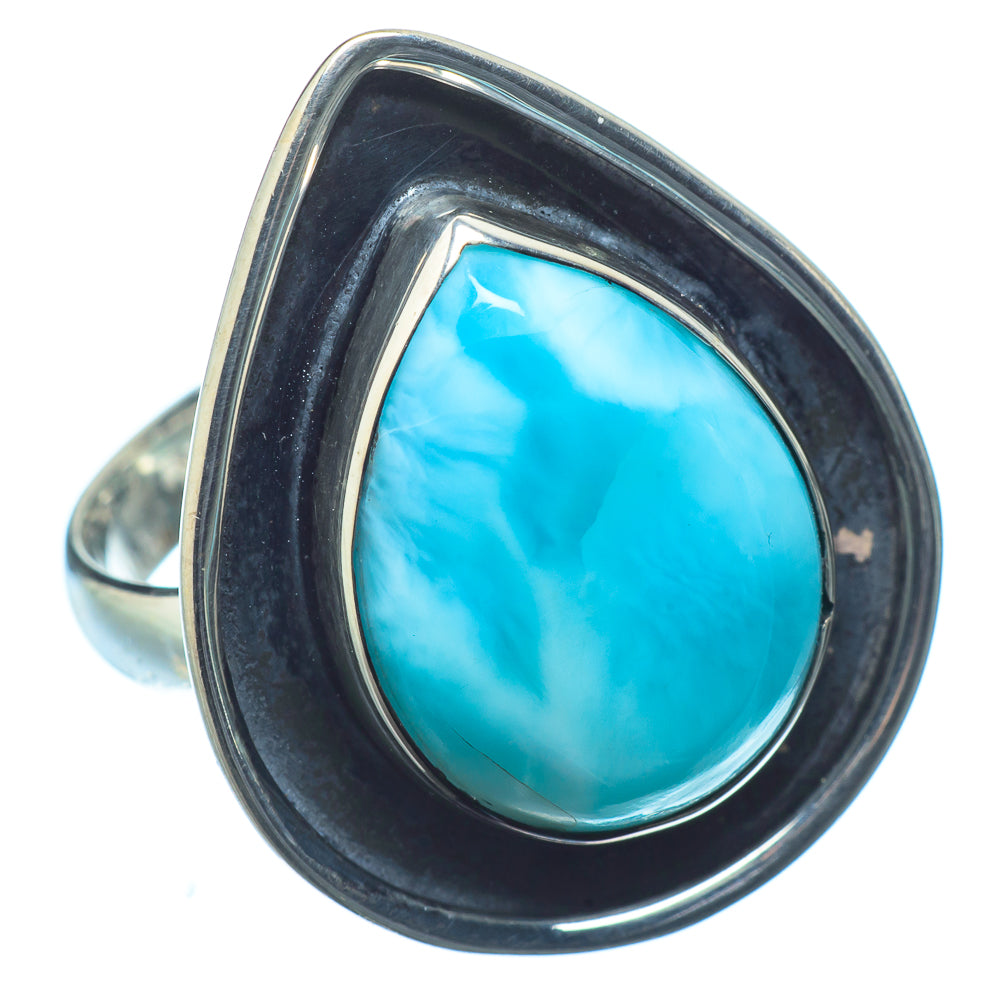 Larimar Rings handcrafted by Ana Silver Co - RING20533