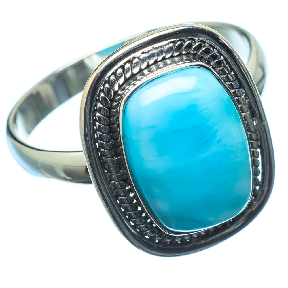 Larimar Rings handcrafted by Ana Silver Co - RING20556
