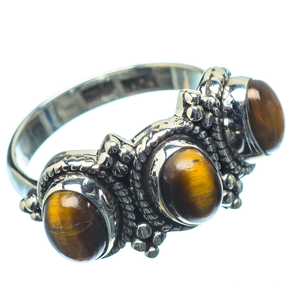 Tiger Eye Rings handcrafted by Ana Silver Co - RING20560