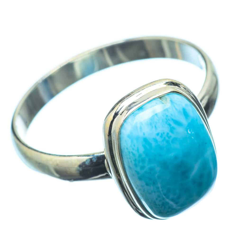Larimar Rings handcrafted by Ana Silver Co - RING20621