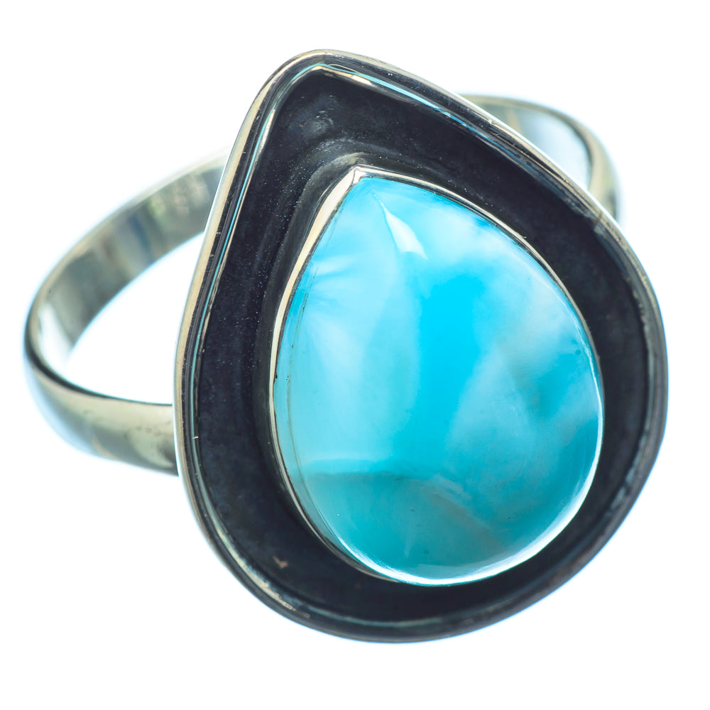 Larimar Rings handcrafted by Ana Silver Co - RING20684