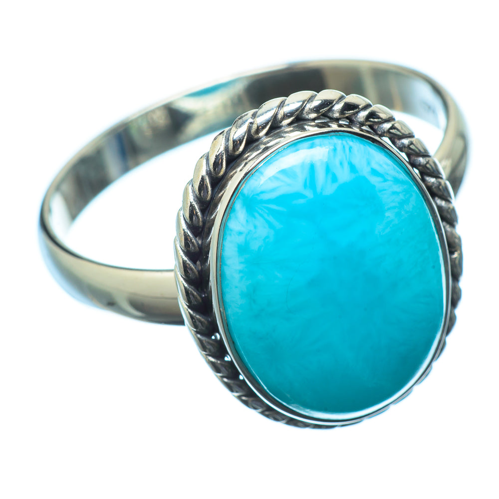 Larimar Rings handcrafted by Ana Silver Co - RING20687