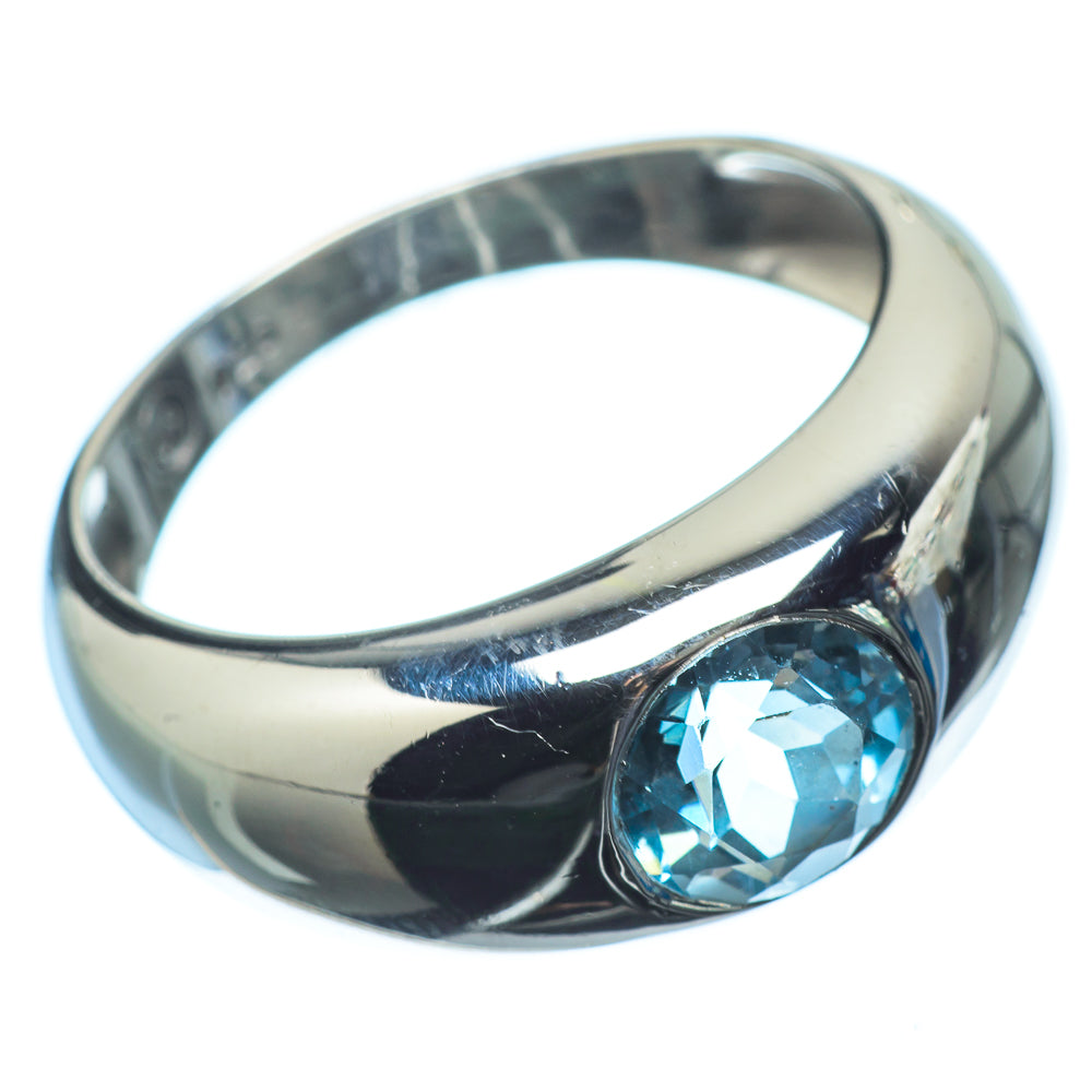 Blue Topaz Rings handcrafted by Ana Silver Co - RING20724