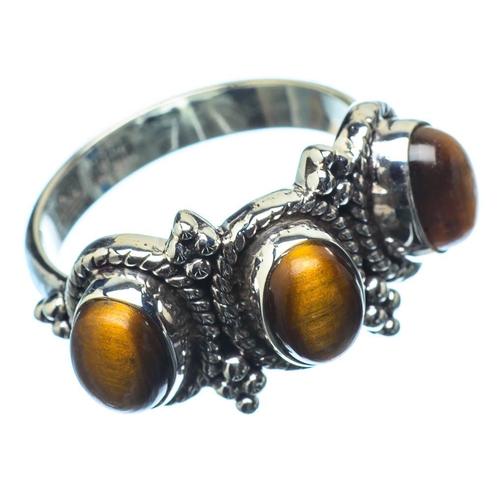 Tiger Eye Rings handcrafted by Ana Silver Co - RING20813