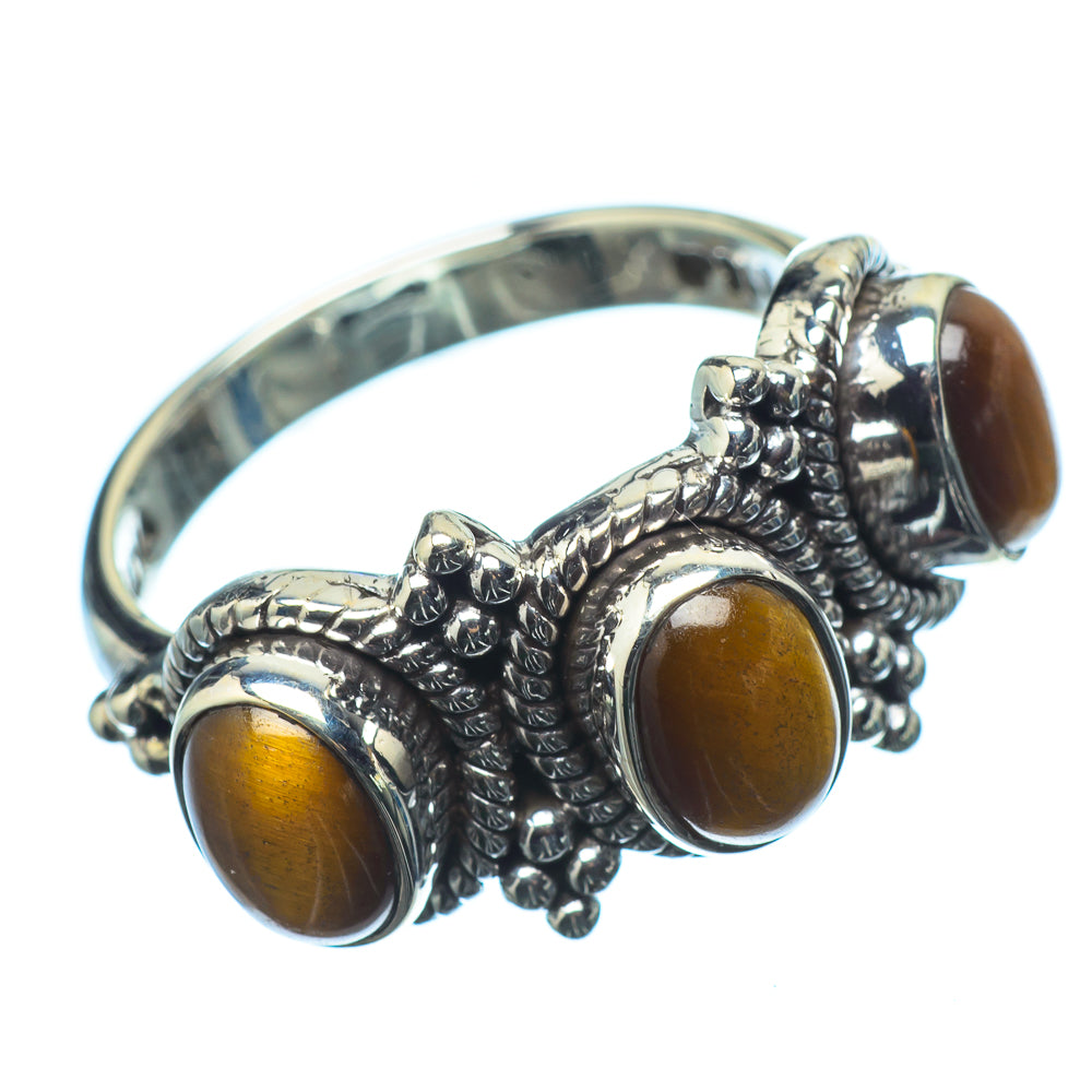Tiger Eye Rings handcrafted by Ana Silver Co - RING20838