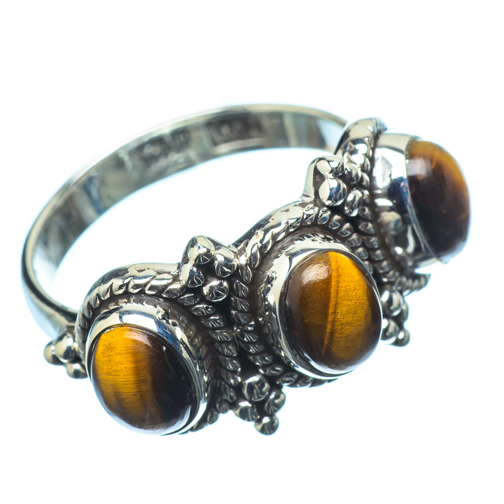 Tiger Eye Rings handcrafted by Ana Silver Co - RING20861