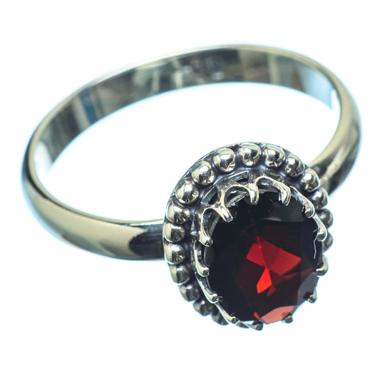 Garnet Rings handcrafted by Ana Silver Co - RING20866