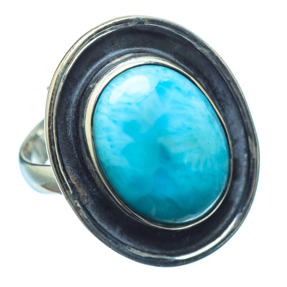 Larimar Rings handcrafted by Ana Silver Co - RING20874