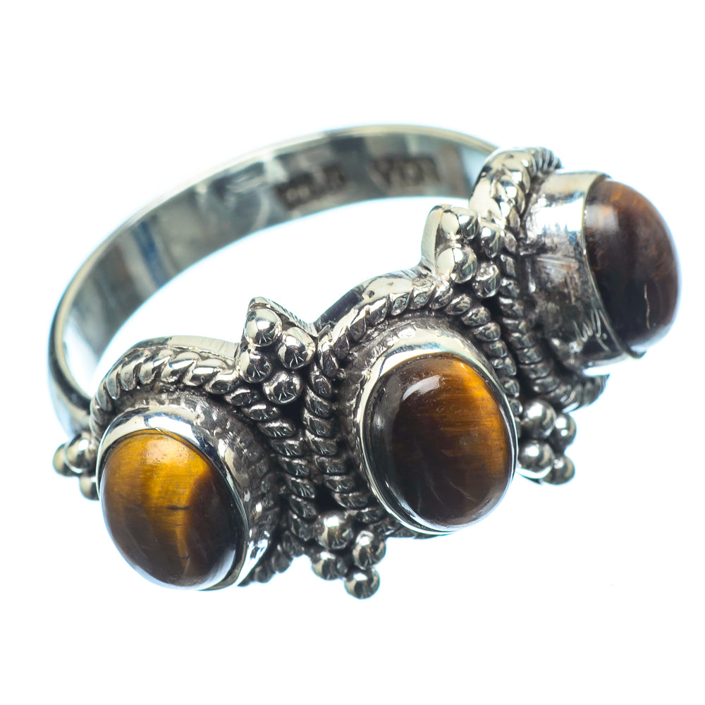 Tiger Eye Rings handcrafted by Ana Silver Co - RING20906