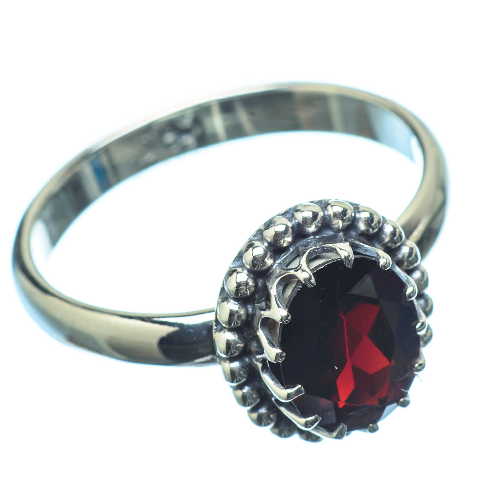 Garnet Rings handcrafted by Ana Silver Co - RING20909