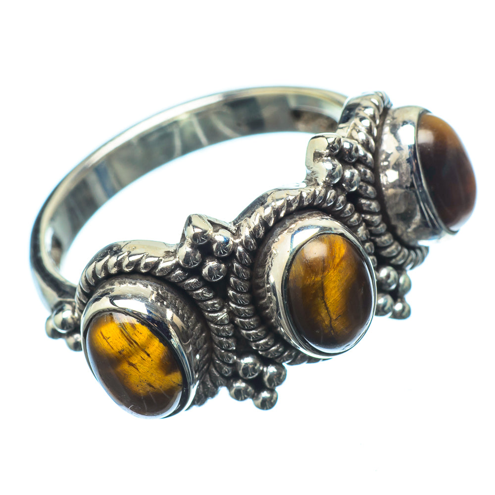 Tiger Eye Rings handcrafted by Ana Silver Co - RING20925