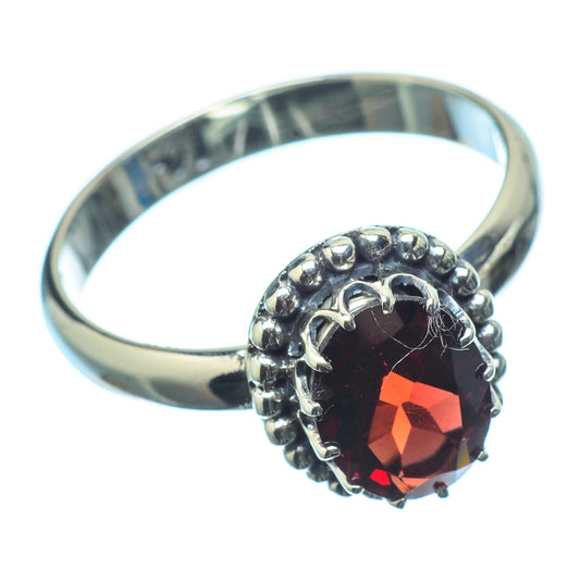 Garnet Rings handcrafted by Ana Silver Co - RING20929