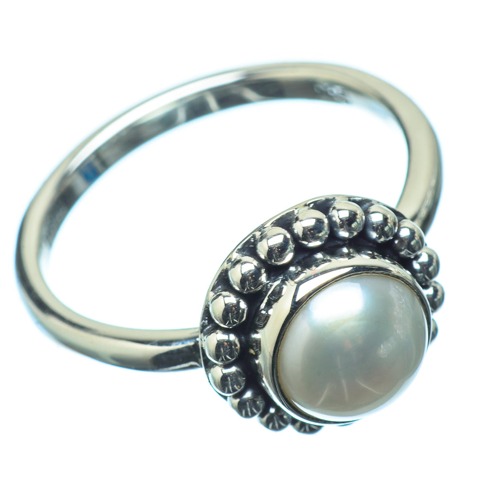 Cultured Pearl Rings handcrafted by Ana Silver Co - RING20934