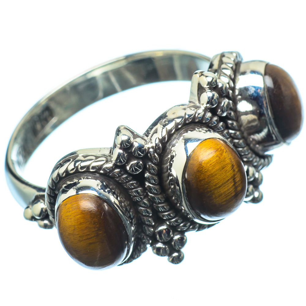 Tiger Eye Rings handcrafted by Ana Silver Co - RING20944