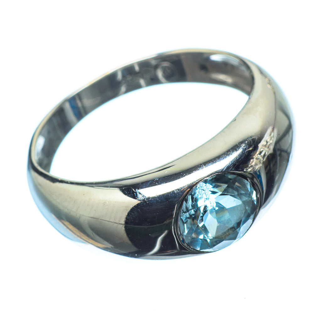 Blue Topaz Rings handcrafted by Ana Silver Co - RING20958
