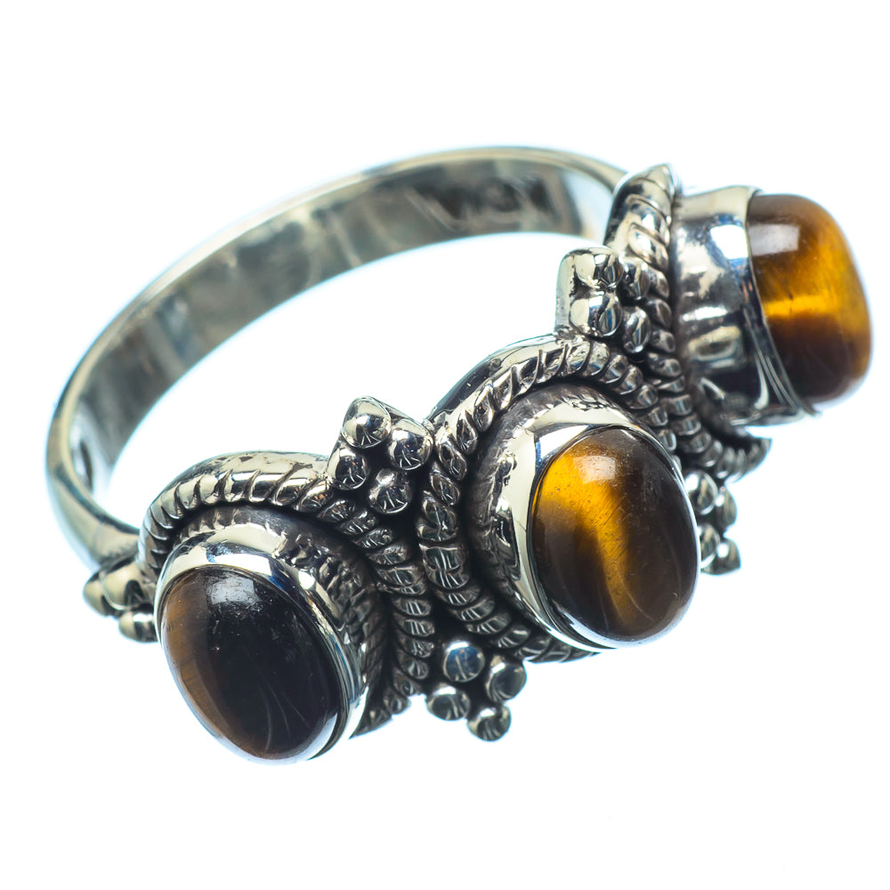 Tiger Eye Rings handcrafted by Ana Silver Co - RING20963