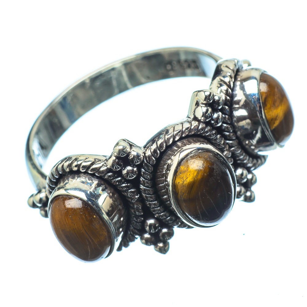 Tiger Eye Rings handcrafted by Ana Silver Co - RING20978