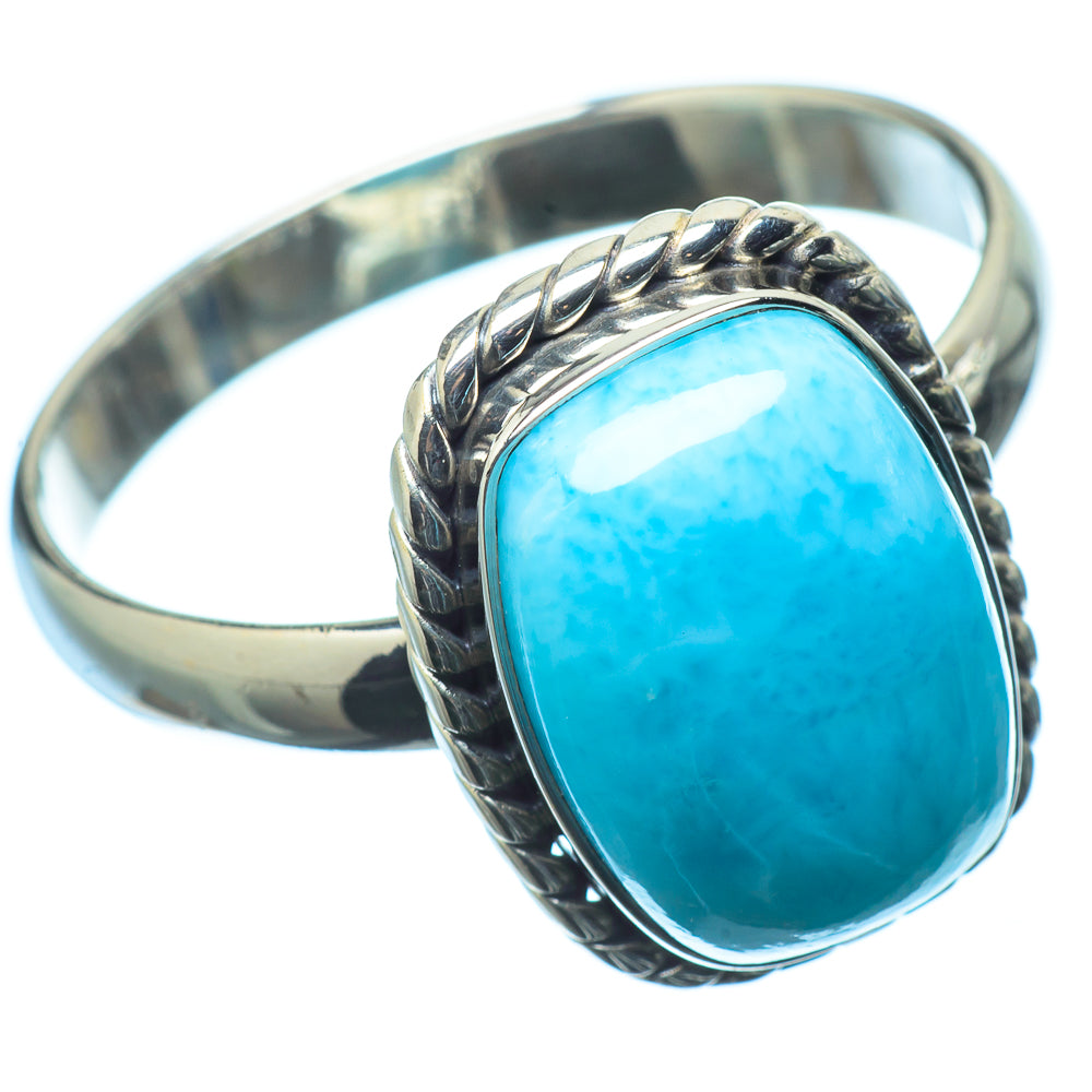 Larimar Rings handcrafted by Ana Silver Co - RING20998