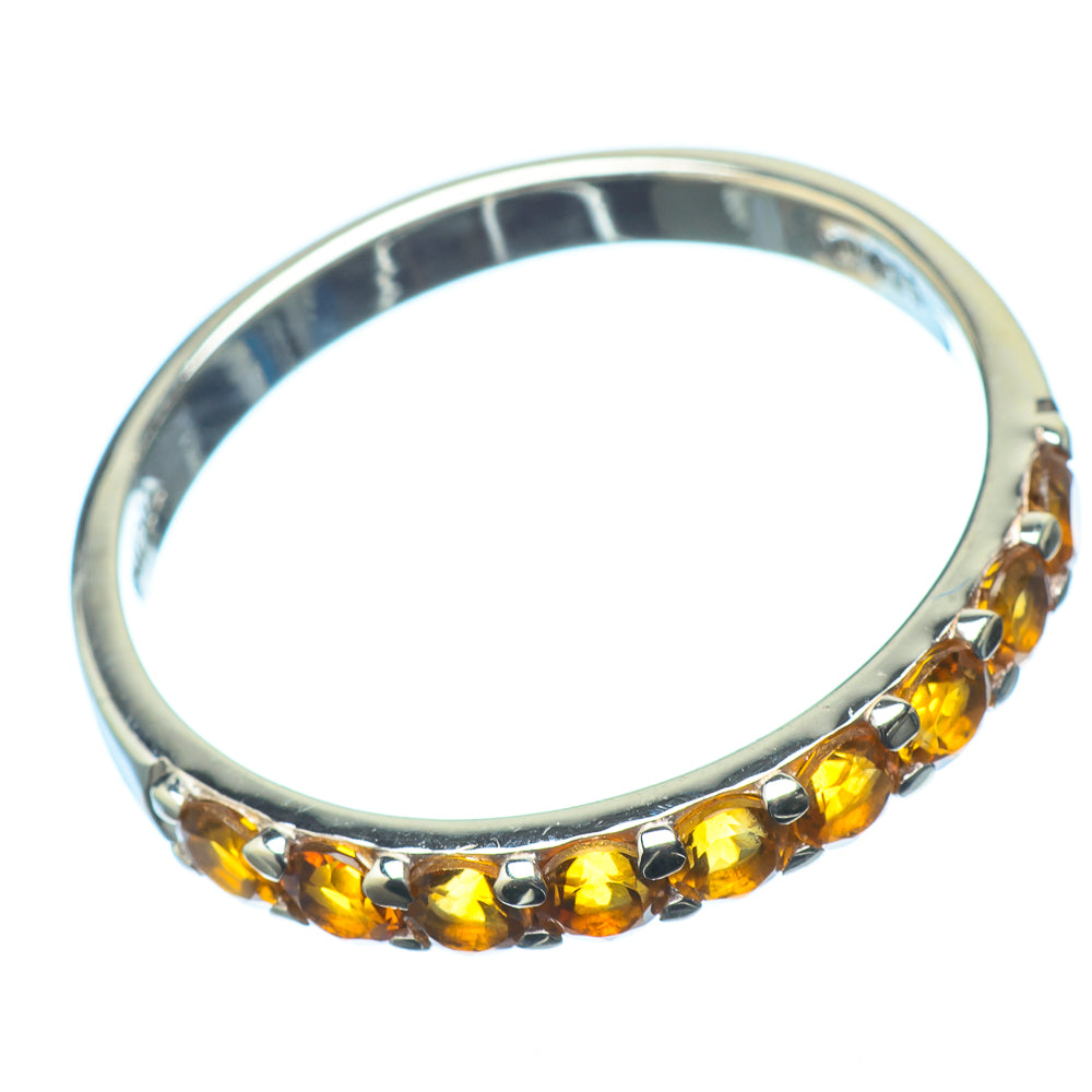 Citrine Rings handcrafted by Ana Silver Co - RING21008