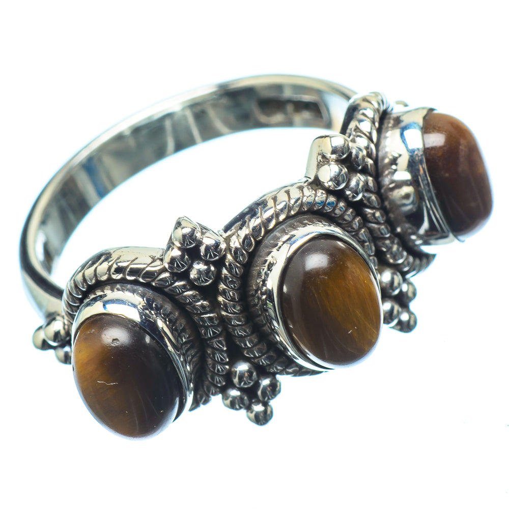 Tiger Eye Rings handcrafted by Ana Silver Co - RING21062