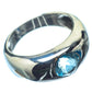 Blue Topaz Rings handcrafted by Ana Silver Co - RING21070
