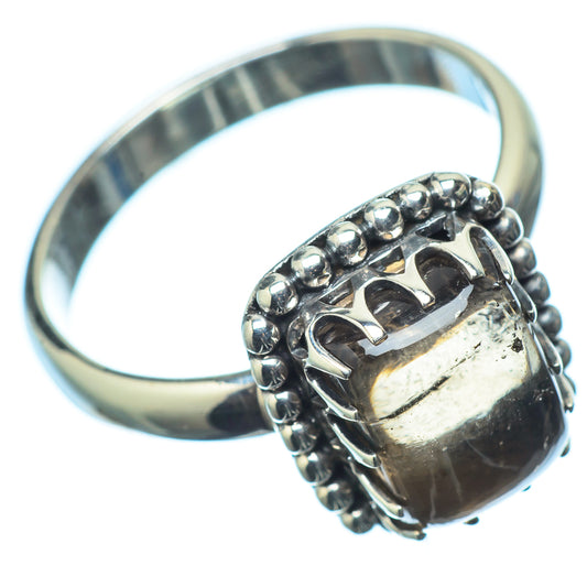 Smoky Quartz Rings handcrafted by Ana Silver Co - RING21111