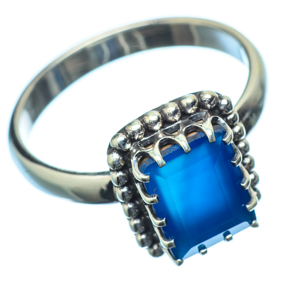 Chalcedony Rings handcrafted by Ana Silver Co - RING21234