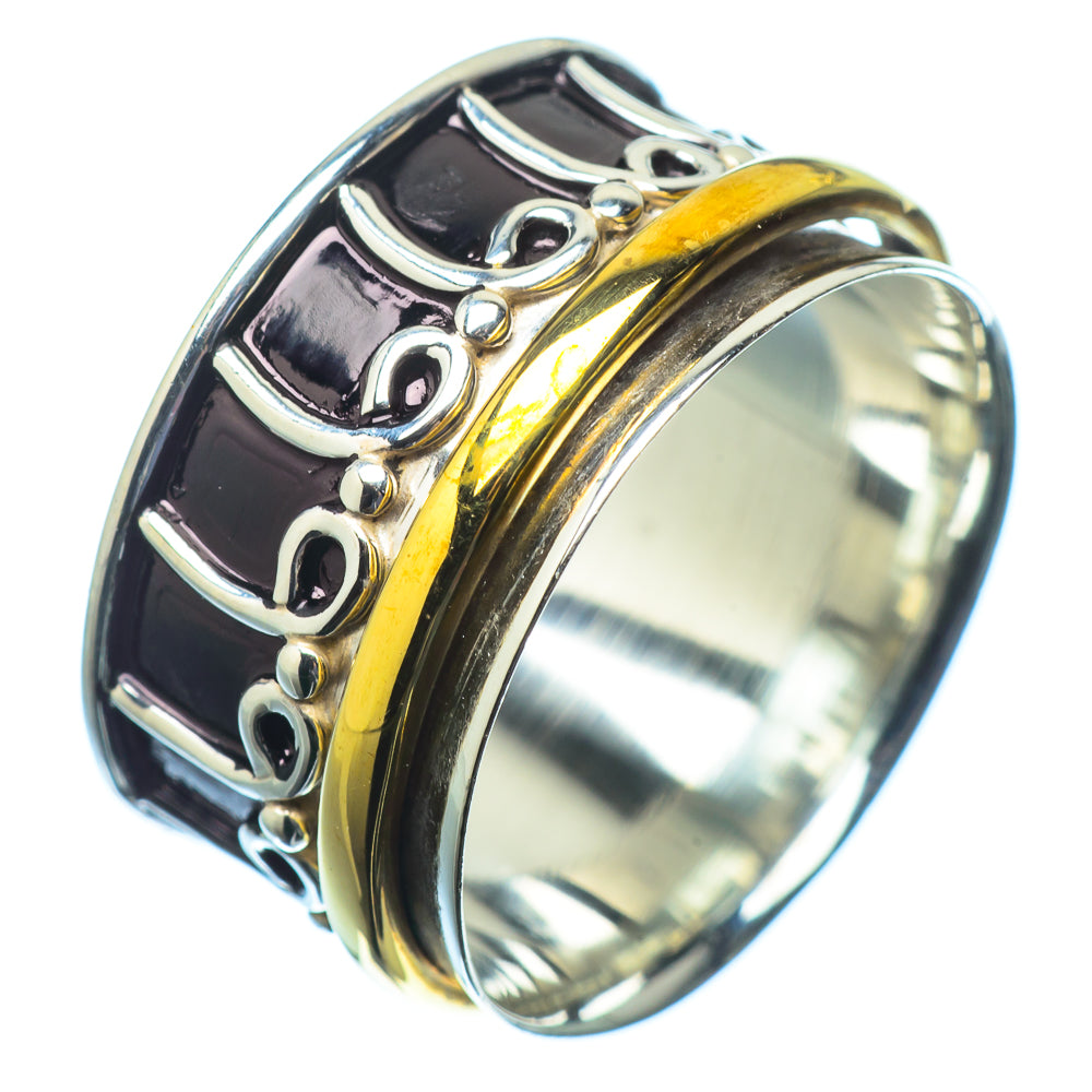 Meditation Spinner Rings handcrafted by Ana Silver Co - RING21273